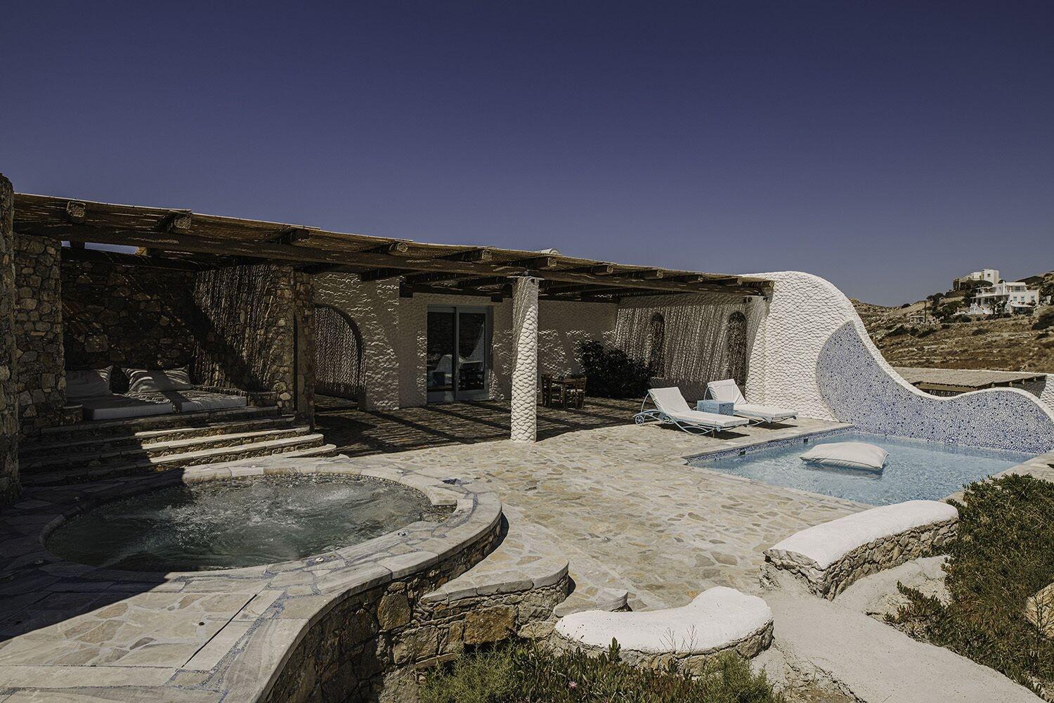 Agalia Luxury Suites Koumpara Exterior foto