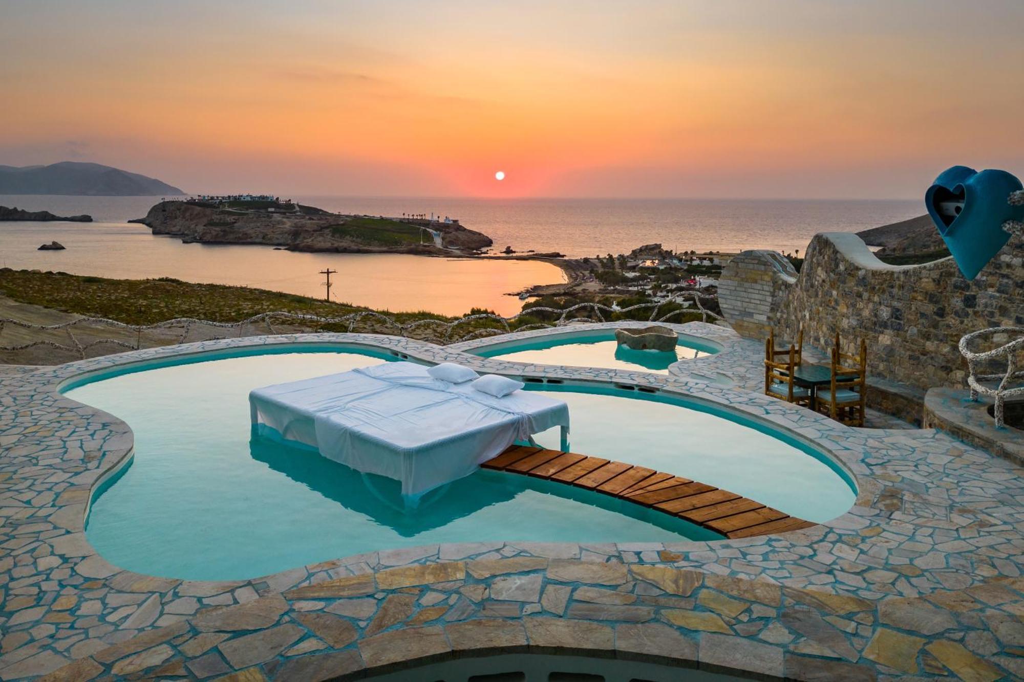 Agalia Luxury Suites Koumpara Exterior foto